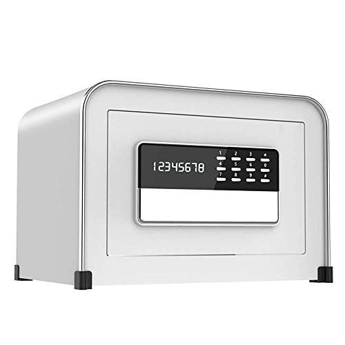 DISS Safety Cabinet, Small Home Office Electronic Password Safe Deposit Box (White) Office Supplies 5