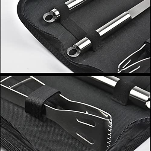 ZLDGYG 1pcs BBQ Tools Set Brush Skewers Barbecue Grilling Utensil Camping Outdoor Cooking Tool Set (Color : A, Size : 1Pcs) 6