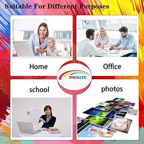 INKMATE Remanufactured Ink Cartridge Replacement for HP 60XL Ink Cartridge Combo Pack Black and Color for HP Photosmart C4680 D110, Deskjet D2680 F2430 F4210 Printer (1 Black, 1 Tri-Color) 6
