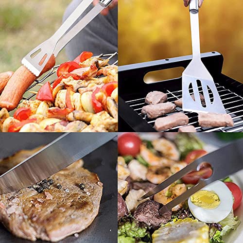 ZLDGYG 1pcs BBQ Tools Set Brush Skewers Barbecue Grilling Utensil Camping Outdoor Cooking Tool Set (Color : A, Size : 1Pcs) 3