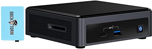 Intel NUC Kit Home & Business Mini Desktop Black (Intel i5-10210U 4-Core, 64GB RAM, 512GB PCIe SSD, Intel UHD, WiFi, Bluetooth, 1xHDMI, SD Card, Win 10 Pro) with Hub 1