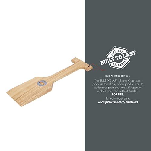 PICNIC TIME Disney Mickey Mouse Hardwood BBQ Grill Scraper with Bottle Opener, Wood Barbecue Cleaner, BBQ Cleaning Tool for Multi Types Grill Grates, (Parawood) 3
