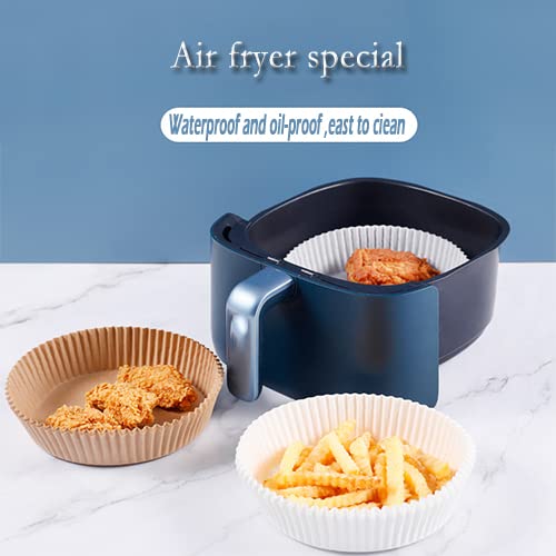 Air Fryer Disposable Paper Liner 6.3Inch , Non-Stick Air Fryer Liner, Round Baking Paper for Baking Microwave 3