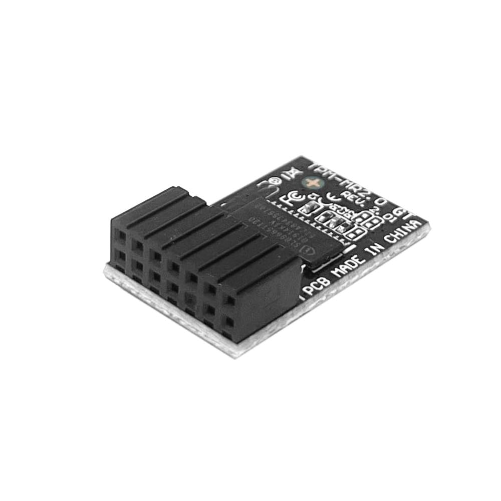 TPM-M R2.0 Module LPC 14pin-1 with SLB9665 Replacement for ASUS ROG Motherboard Crosshair VI Hero/Maximus IX Extreme/Rampage V Edition 10 / Zenith II Extreme Alpha/Maximus X APEX TPM2.0 6