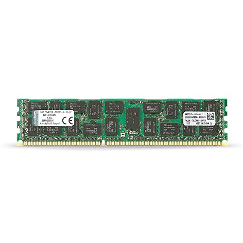 Kingston ValueRAM 16GB 1333MHz DDR3 PC3-10600 ECC Reg CL9 DIMM DR x4 1.35V Server Memory KVR13LR9D4/16 1