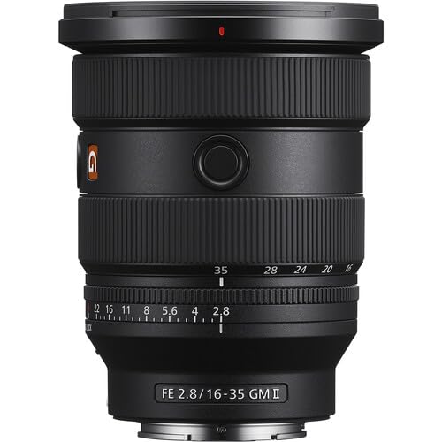 Sony SEL1635GM2 FE 16-35mm F2.8 GM II Full-Frame Standard Zoom G Master Lens Bundle with Lexar Professional 1800x SDXC UHS-II Card Gold Series 128GB 4