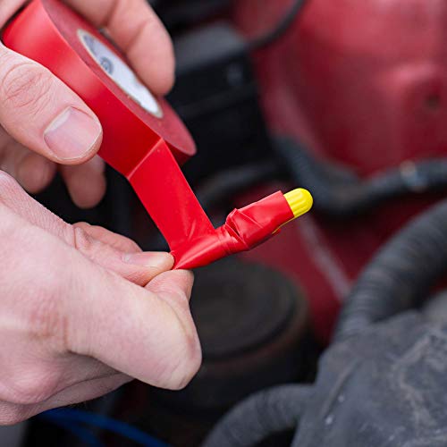 Cambridge Vinyl Electrical Tape, 1/2-In x 20-Ft x 7 Mil, Multi-Color, 5-Rolls, Indoor/Outdoor Use, Flame Retardant, Water Resistant, UL/CSA Listed, Industrial and Contractor Grade 6