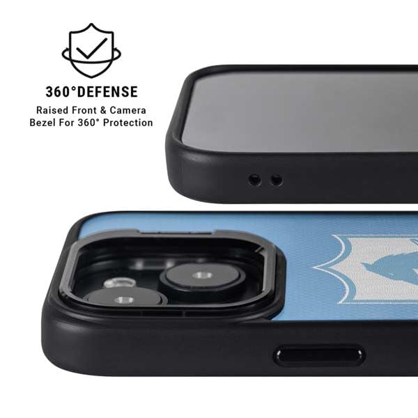 Skinit Kickstand Phone Case Compatible with iPhone 15 Plus - Officially Licensed NFL Los Angeles Chargers Vintage Design 4