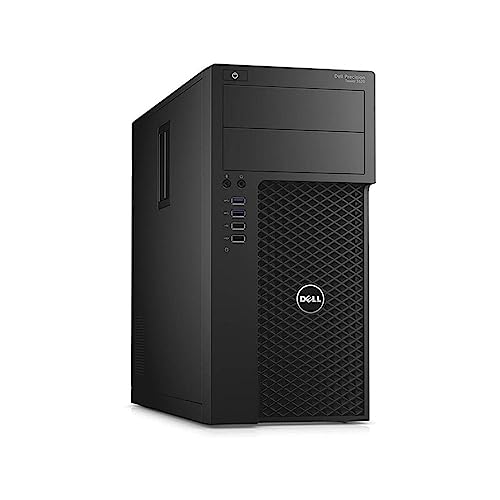 Dell Precision 3620 Mid-Tower Workstation - Intel Xeon E3-1270 v5 3.6GHz 4 Core Processor, 16GB DDR4 Memory, 256GB SSD, 2TB HDD, Nvidia Quadro M2000 Graphics Card, Windows 10 Pro. (Renewed) 2