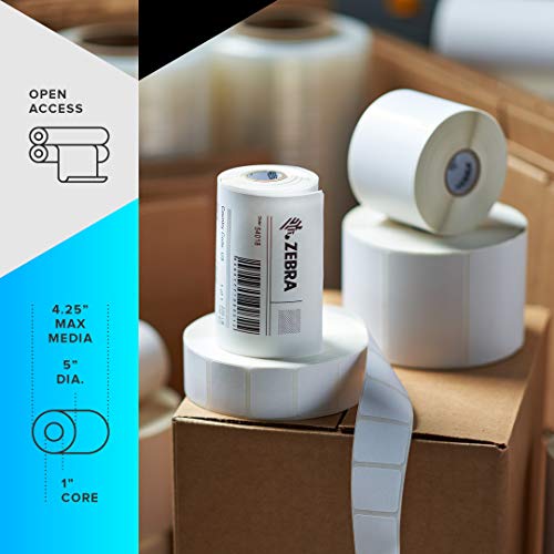 ZEBRA GX430t Thermal Transfer Desktop Printer Print Width of 4 in USB Serial and Parallel Port Connectivity Includes Peeler - GX43-102511-000 3