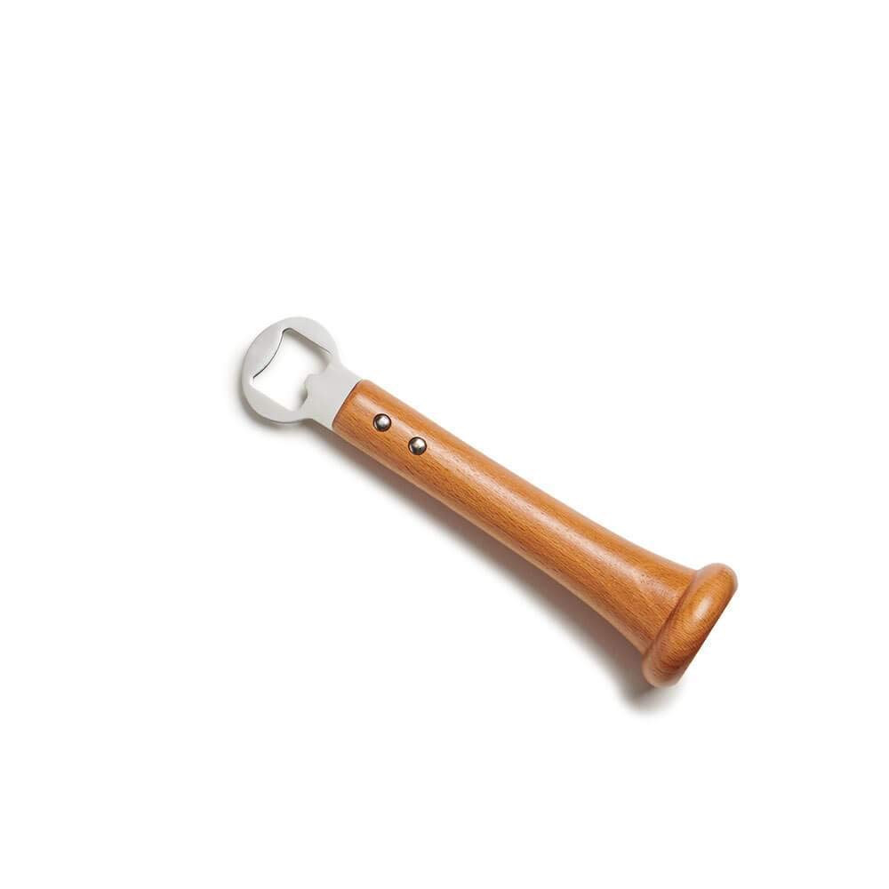 Baseball BBQ | 'Pick Off' Bottle Opener Tool | BBQ Grilling Accessories, Tools & Utensils for Baseball Fans | Patented Wooden Bat Handle & Quality Stainless Steel | Perfect for Dads | Add to Set 1