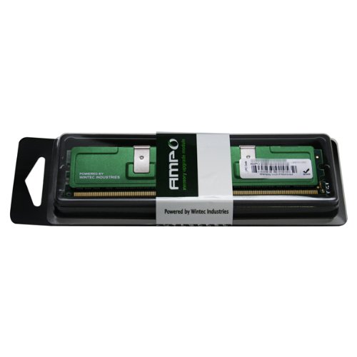 Wintec AMPO MHzCL5 1GB UDIMM Retail 1Rx8 with HS 1 Not a Kit (Single) DDR2 667 (PC2 5300) 240-Pin SDRAM 3AMD2667-1G2-R 3