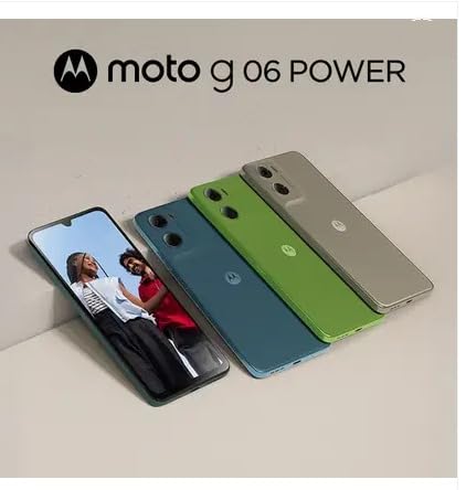 Motorola Moto g06 Power (Pantone Tendril, 4GB RAM, 64GB Storage) | 7000mAh Battery | 6.88" 120Hz HD+ Display | 50MP Camera | Android 15 | MediaTek Helio G81 | IP64 | Gorilla Glass 3 5