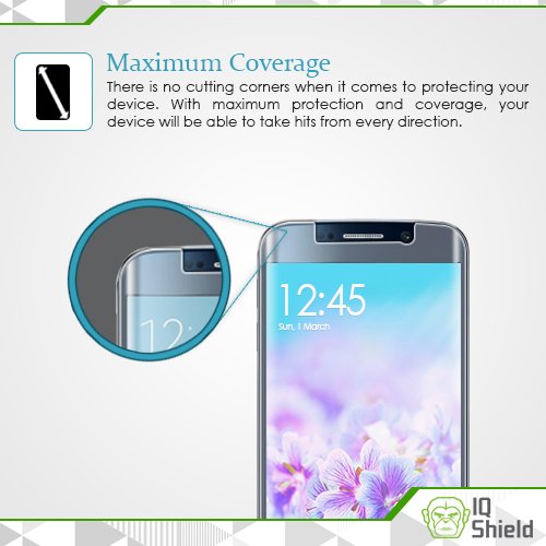 IQShield Matte Screen Protector Compatible with Samsung Galaxy S7 (Case-Friendly Slim)(Ultimate)(2-Pack) Anti-Glare Anti-Bubble TPU Film 3