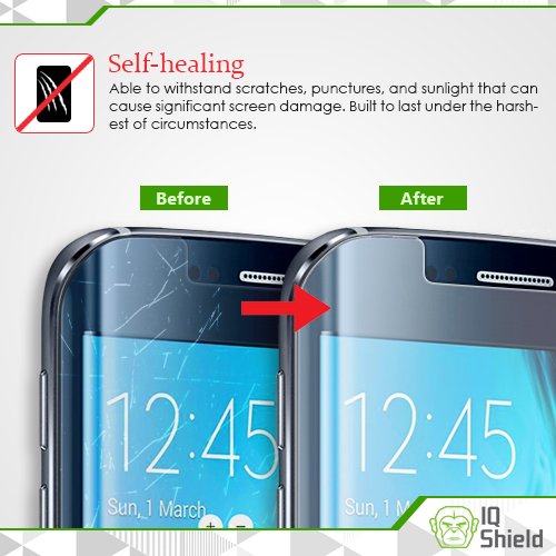 IQShield Matte Screen Protector Compatible with Samsung Galaxy S7 (Case-Friendly Slim)(Ultimate)(2-Pack) Anti-Glare Anti-Bubble TPU Film 4