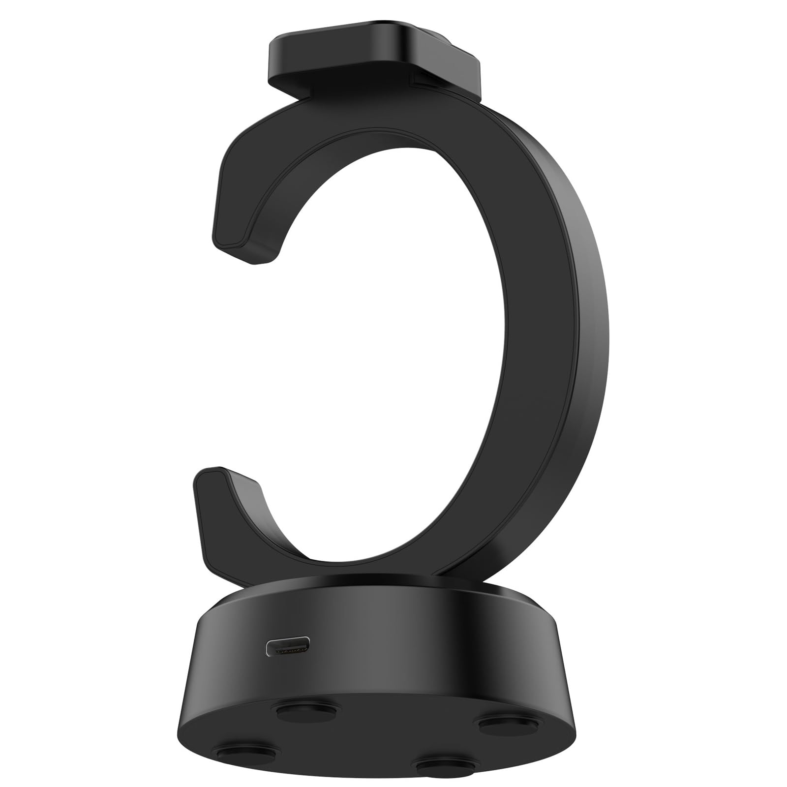 AWADUO Silicone Anti-Slipping Desktop Base Stand Compatible with Google Pixel Watch 3/Pixel Watch 2 Replacement Charing Dock Station with Type C Extension Cord Charger Cables(Black) 6