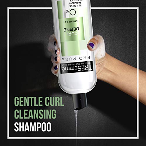 TRESemmé Pro Pure Shampoo Sulfate-Free for Curly Hair Curl Define Hair Shampoo with 0% Sulfates, Parabens, Mineral Oils and Dyes. 16 oz 3