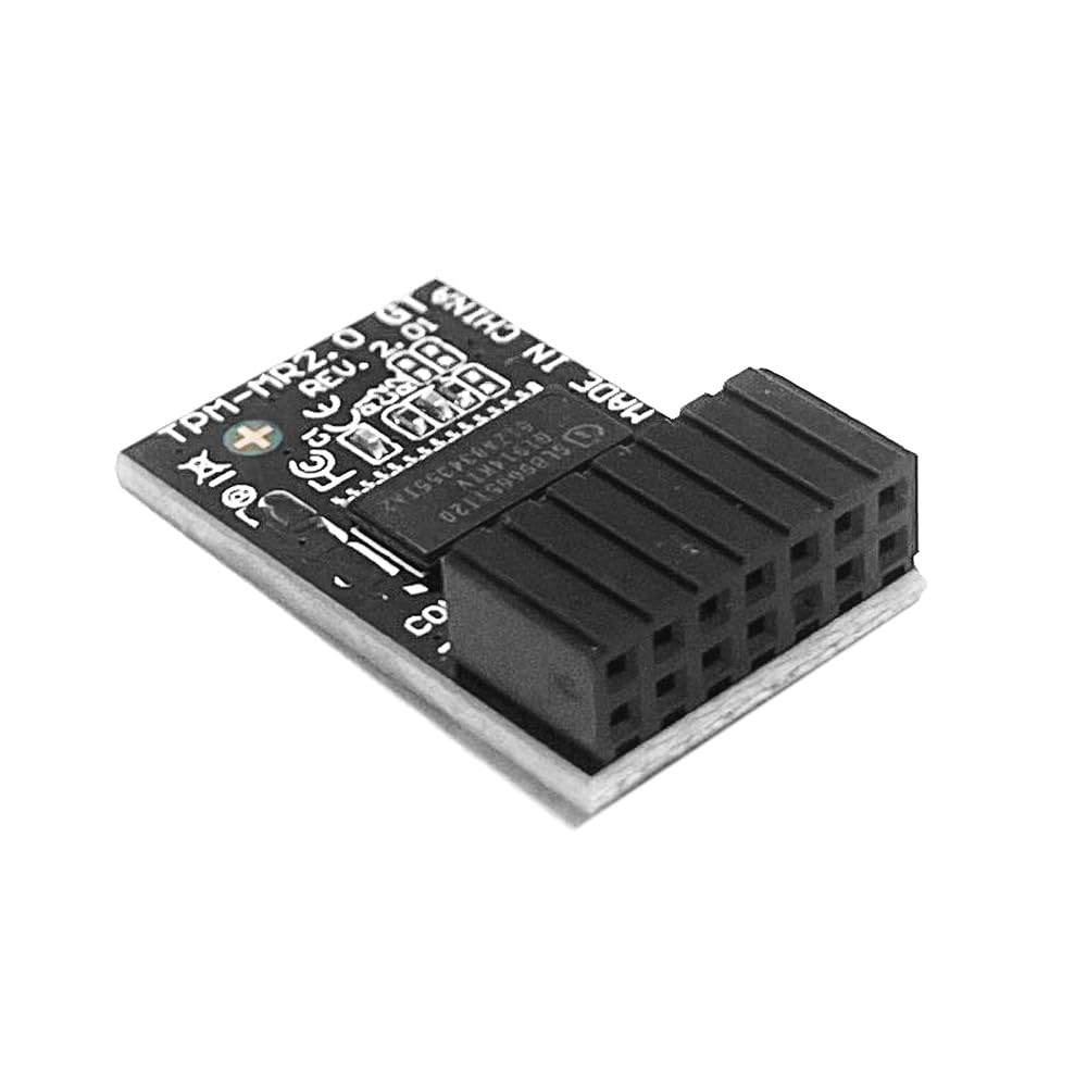 TPM-M R2.0 Module LPC 14pin-1 with SLB9665 Replacement for ASUS ROG Motherboard Crosshair VI Hero/Maximus IX Extreme/Rampage V Edition 10 / Zenith II Extreme Alpha/Maximus X APEX TPM2.0 4
