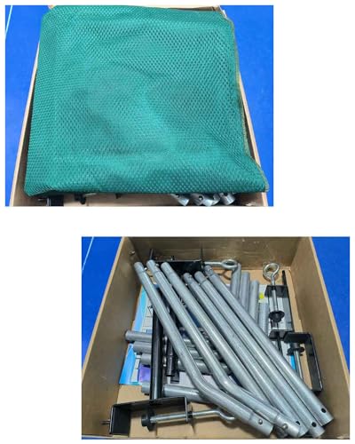 Desktop Table Tennis Ball Catch Net Collector with Tassels Design| Ping Pong Recycle Catcher Equipment with Stainless Steel Frames & Metal Wheels for Multi-Ball Drills or Robot Serve Launcher Practice 6