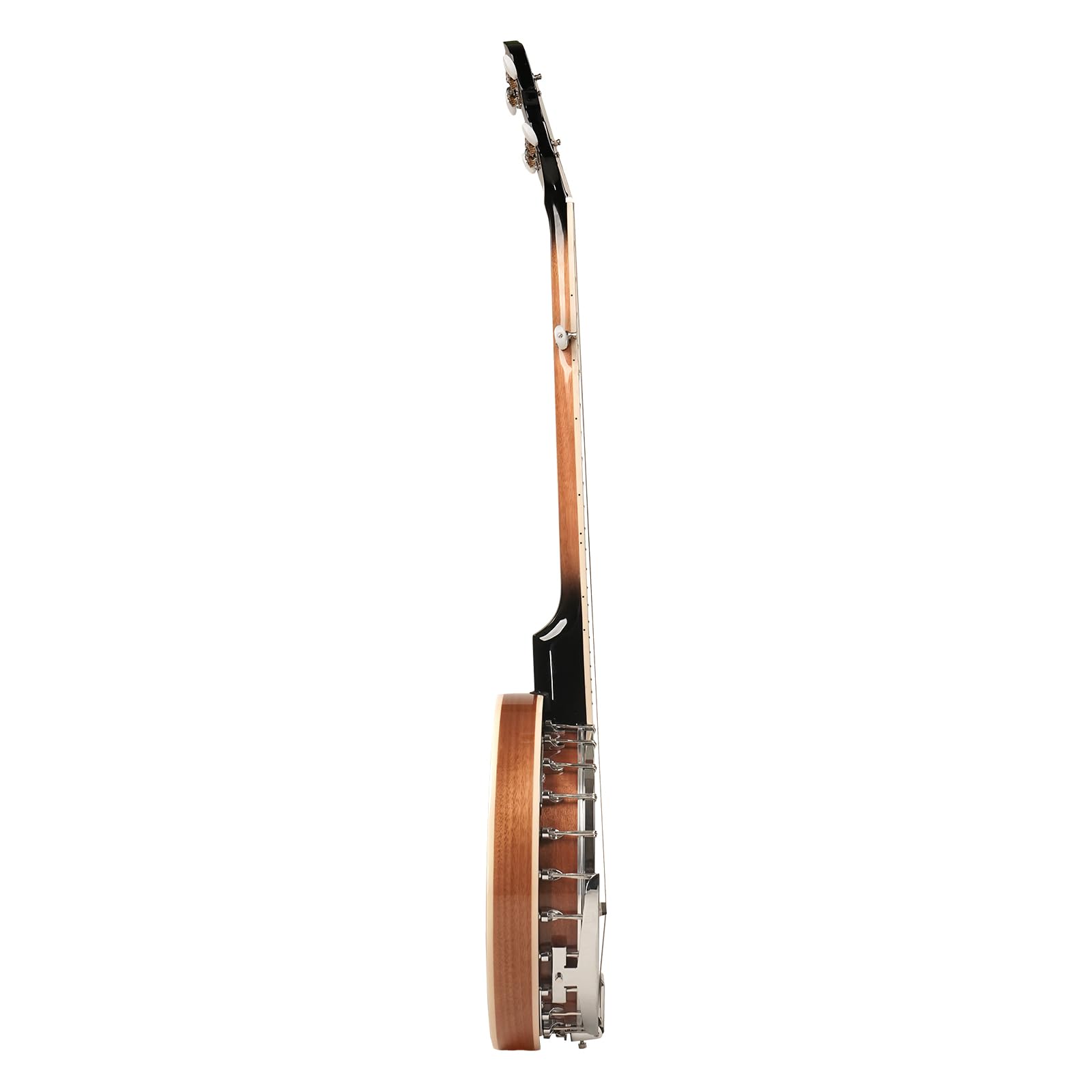 Kadence Banjo 38" - 5 String Full Size Banjos Set, Mahogany Wood Glossy Finish with Drum Head, Banjo Kit with Closed Back and Bag 6