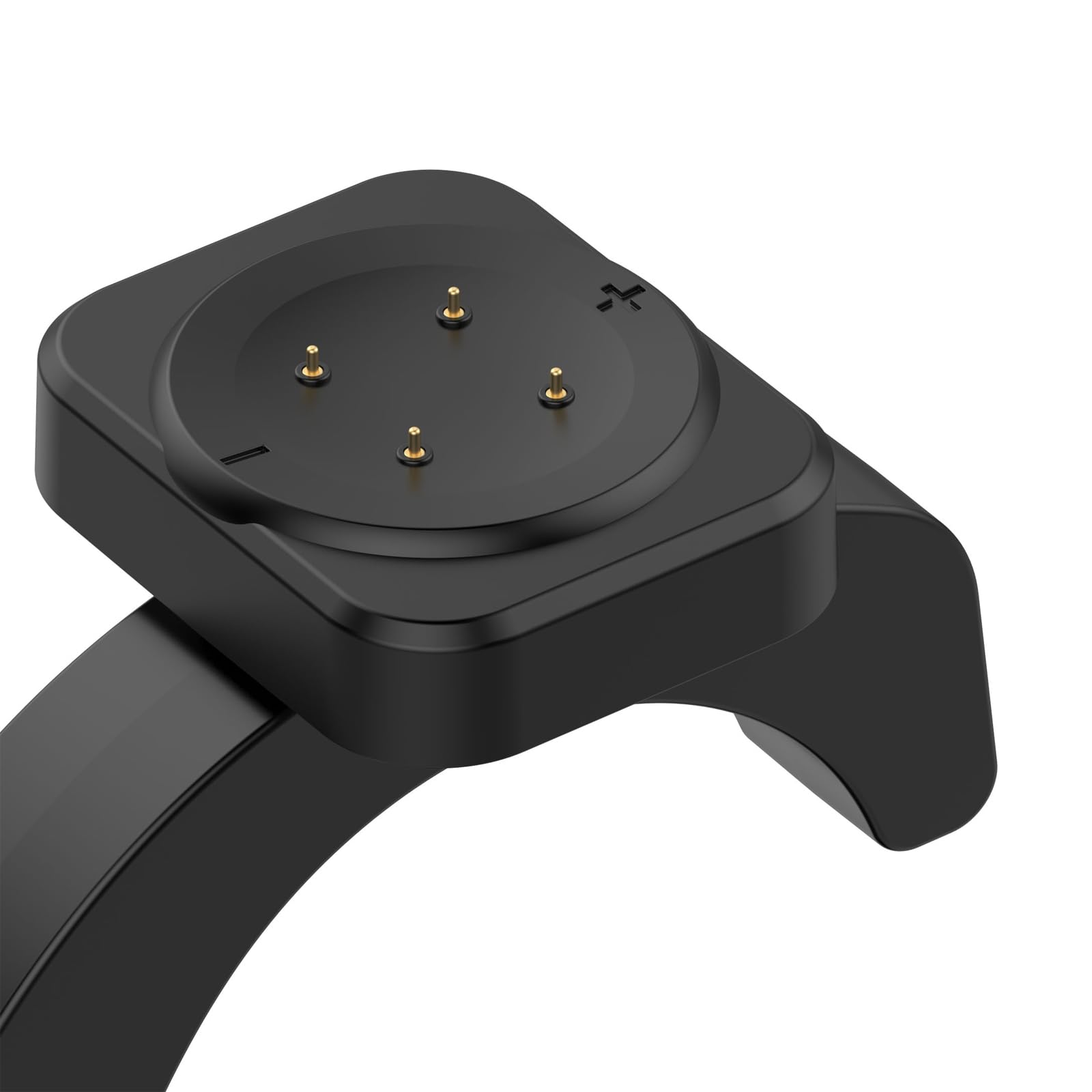 AWADUO Silicone Anti-Slipping Desktop Base Stand Compatible with Google Pixel Watch 3/Pixel Watch 2 Replacement Charing Dock Station with Type C Extension Cord Charger Cables(Black) 5