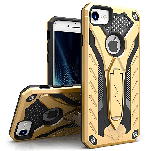 iPhone 7 Case, Zizo [Static Series] Shockproof [Military Grade Drop Tested] with Built-in Kickstand [iPhone 7 Heavy Duty Case] Impact Resistant 1