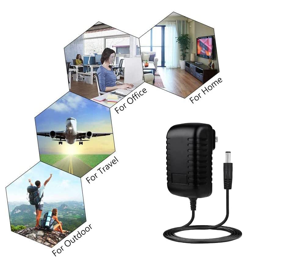 BestCH Global AC/DC Adapter Compatible with Microtek XT50 Flatbed Color Document Scanner Power Supply Cord 5