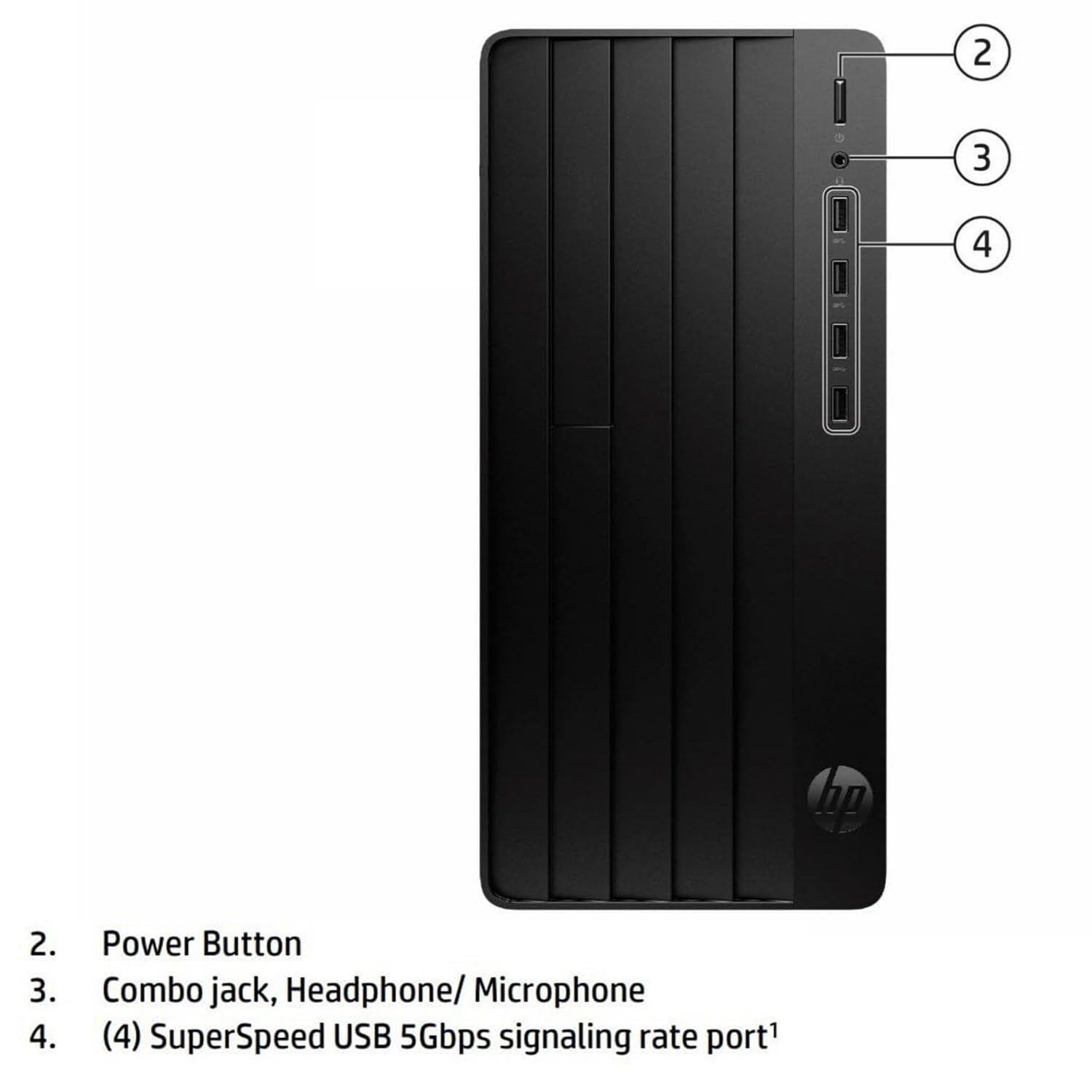 HP Desktop Computers Tower PC for Home and Business, Intel 14-Core i5-13500, 32GB DDR4 RAM, 1TB PCIe SSD, UHD Graphics 770, WiFi 6, Bluetooth 5.3, RJ-45, HDMI, VGA, Keyboard and Mouse, Windows 11 5