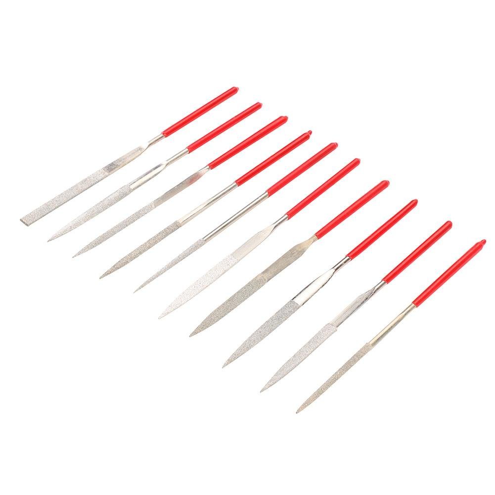 10pcs Guitar Files, Guitar Fret Nut Saddle Slot Pickguard Grinding Files Set Repair Tool for Guitar Violin Cleaning, maintenance, maintenance 1
