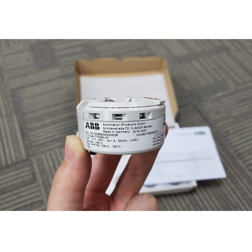 Head Mount Temperature Transmitter 4 to 20 mA Output | USB Type Temperature Sensor | Programmable Temperature Transmitter | High Range Smart Temperature Transmitter Model: ABB TTH 200 6