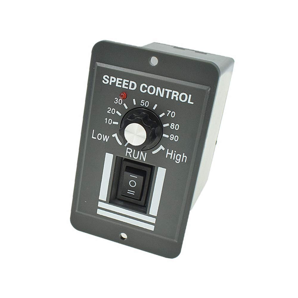 WSDMAVIS 1 Pcs DC 9-60V 10A PWM Motor Speed Controller DC Brushed Motor Speed Controller Regulator with Control Switch 1