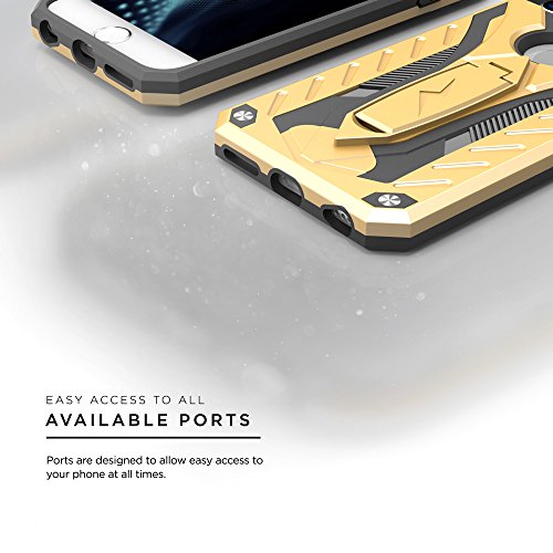 iPhone 7 Case, Zizo [Static Series] Shockproof [Military Grade Drop Tested] with Built-in Kickstand [iPhone 7 Heavy Duty Case] Impact Resistant 3