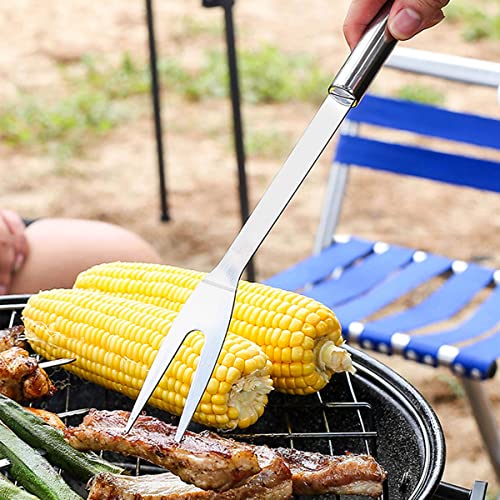 BBQ Grill Tools Set with Carry Bag, BBQ Accessories,Camping Barbecue Grill Utensils Set 9PCS-13Inches 5