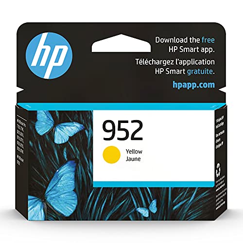 HP 952 Yellow Ink Cartridge | Works with HP OfficeJet 8702, HP OfficeJet Pro 7720, 7740, 8210, 8710, 8720, 8730, 8740 Series | Eligible for Instant Ink | L0S55AN 1