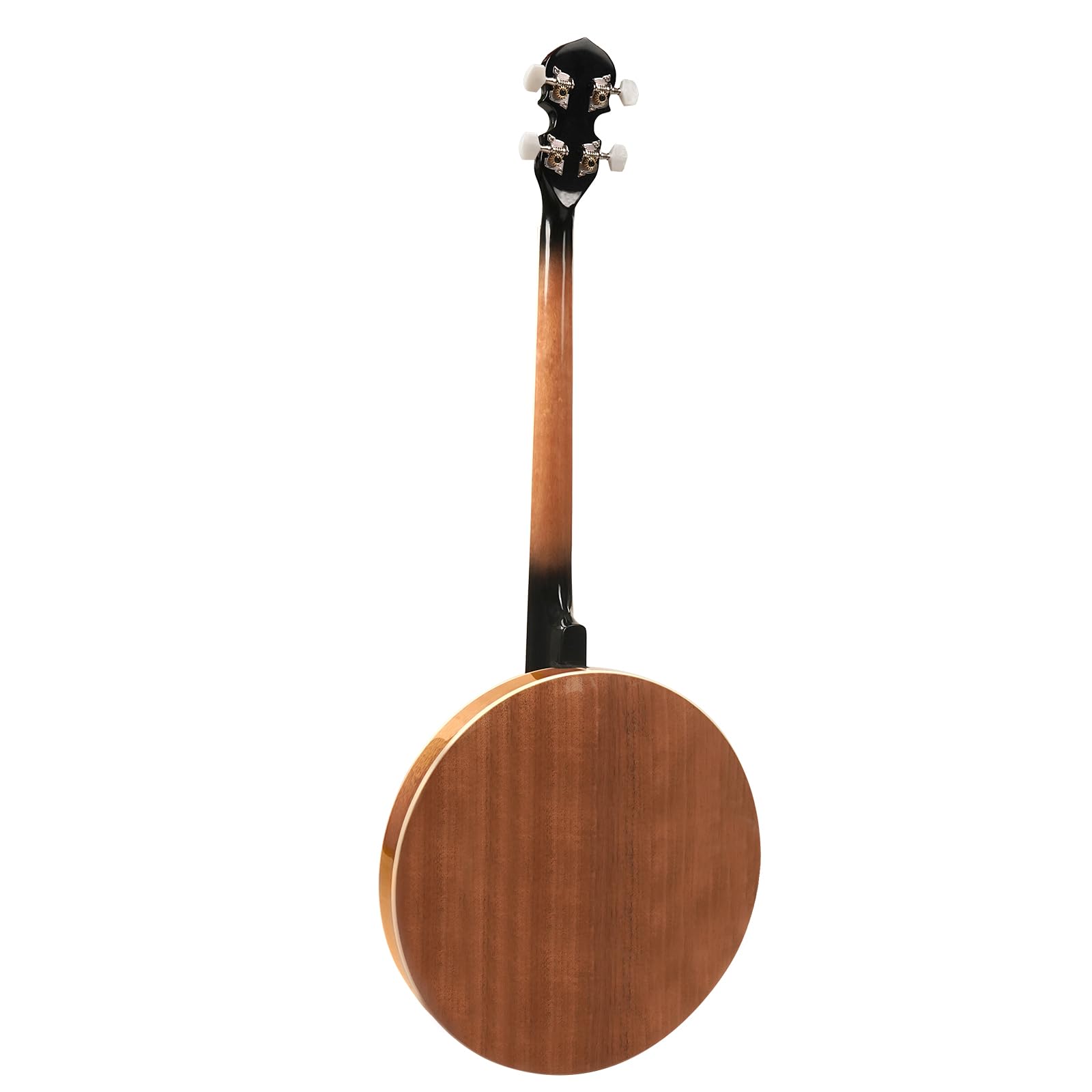 Kadence Banjo 34" - 4 String Banjos Set, Mahogany Wood Glossy Finish with Drum Head, Banjo Kit with Closed Back and Bag 5