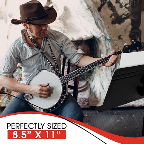 Mini Banjo Chord Chart Poster - Laminated Banjo for Beginners and Musicians Chart - Music Theory Poster with 120 Different Chords - Banjo Accessories - 8.5" x 11" - Walrus Productions 3