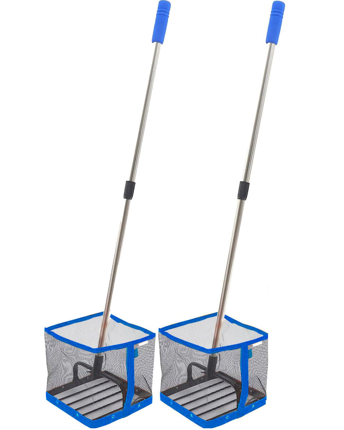 Glemall Adjustable Table Tennis Ball Picker, 2 PCS, 180 Adjustable Square Picker 1