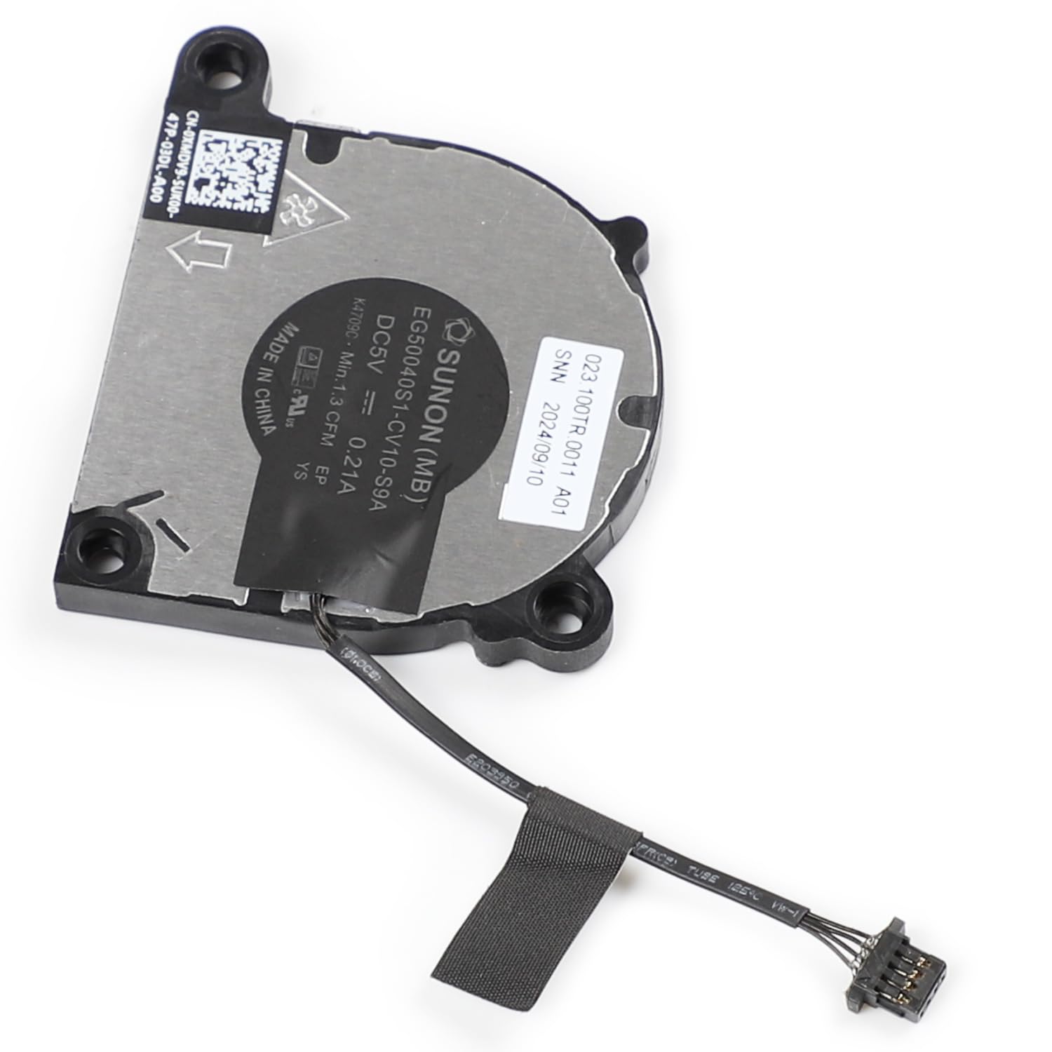 New Motherboard Cooling Fan Replacement for Dell Alienware M16 R1 M18 R1 M18X R1 Series Motherboard Small Fan 0XMDV9 EG50040S1-CV10-S9A DC5V 0.21A 5