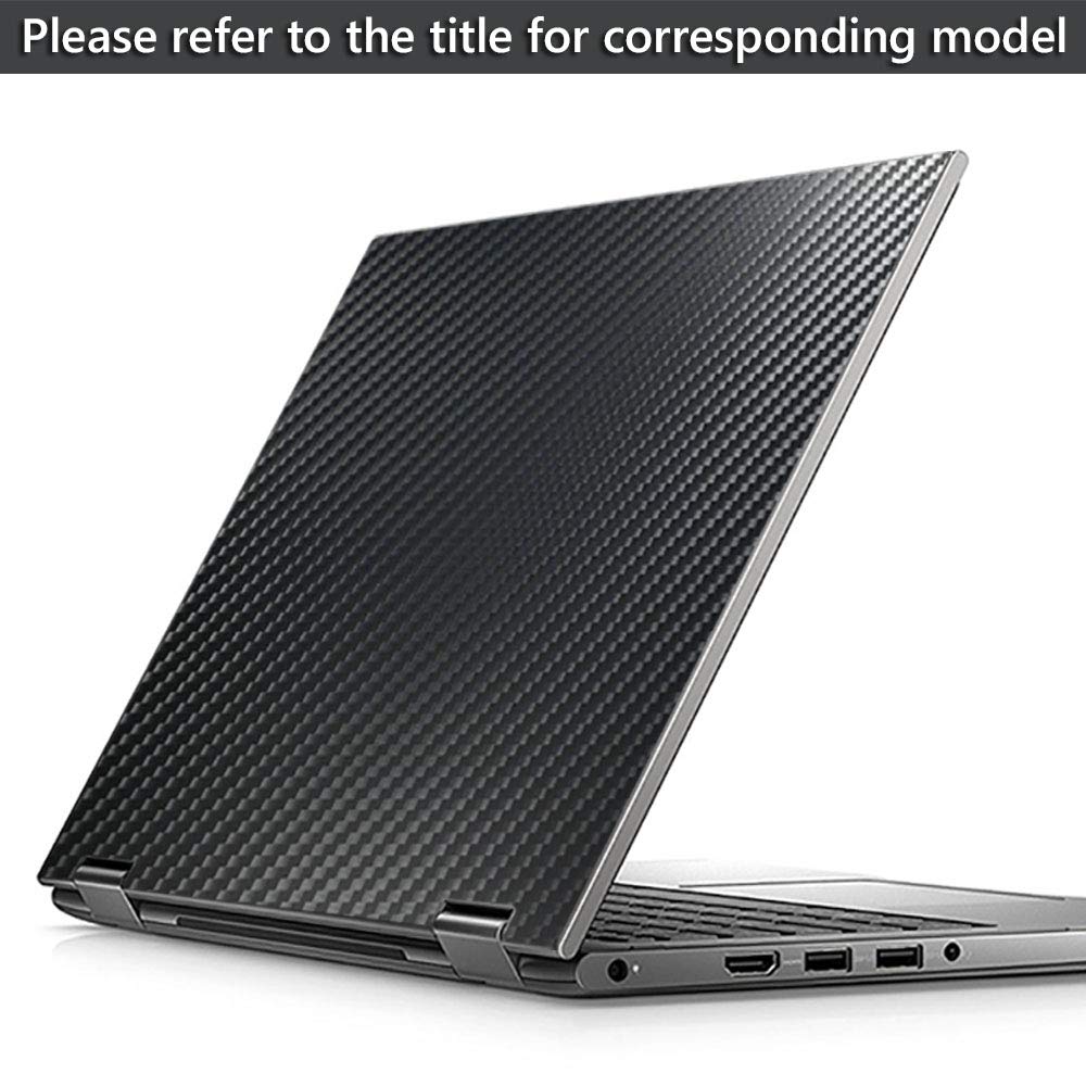 Puccy 2 Pack Back Protector Film, compatible with Wortmann Terra Mobile 1516A 15.6" Laptop Black Carbon Fiber Guard Cover Skin （ Not Tempered Glass Front Screen Protectors ） 6