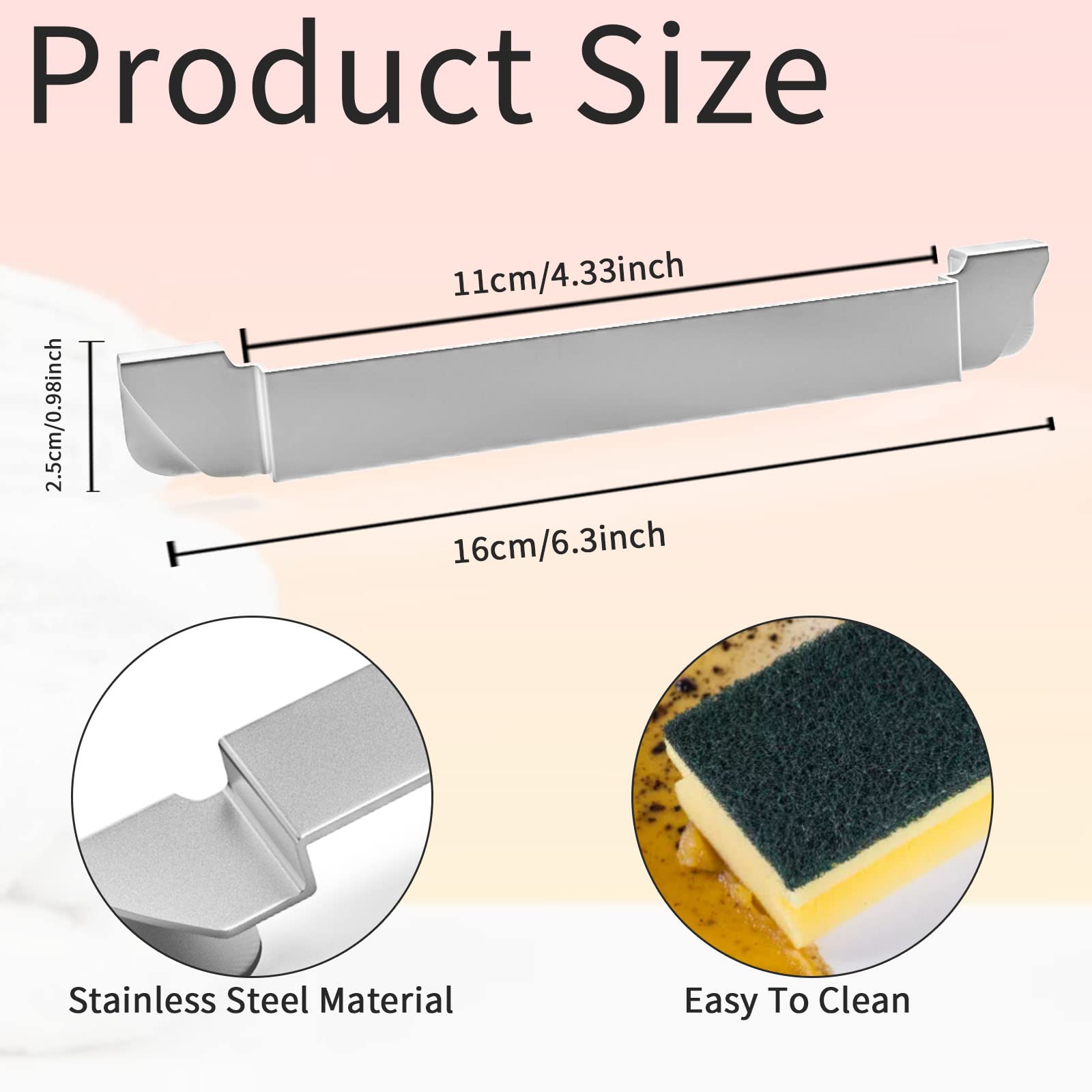 Stainless Steel Griddle Spatula Holder, Griddle Spatula Holder Griddle Rack Barbecue Tool Holder Rack Compatible for Griddle Accessories for Flat Top Griddle and Other Grill Griddles 3