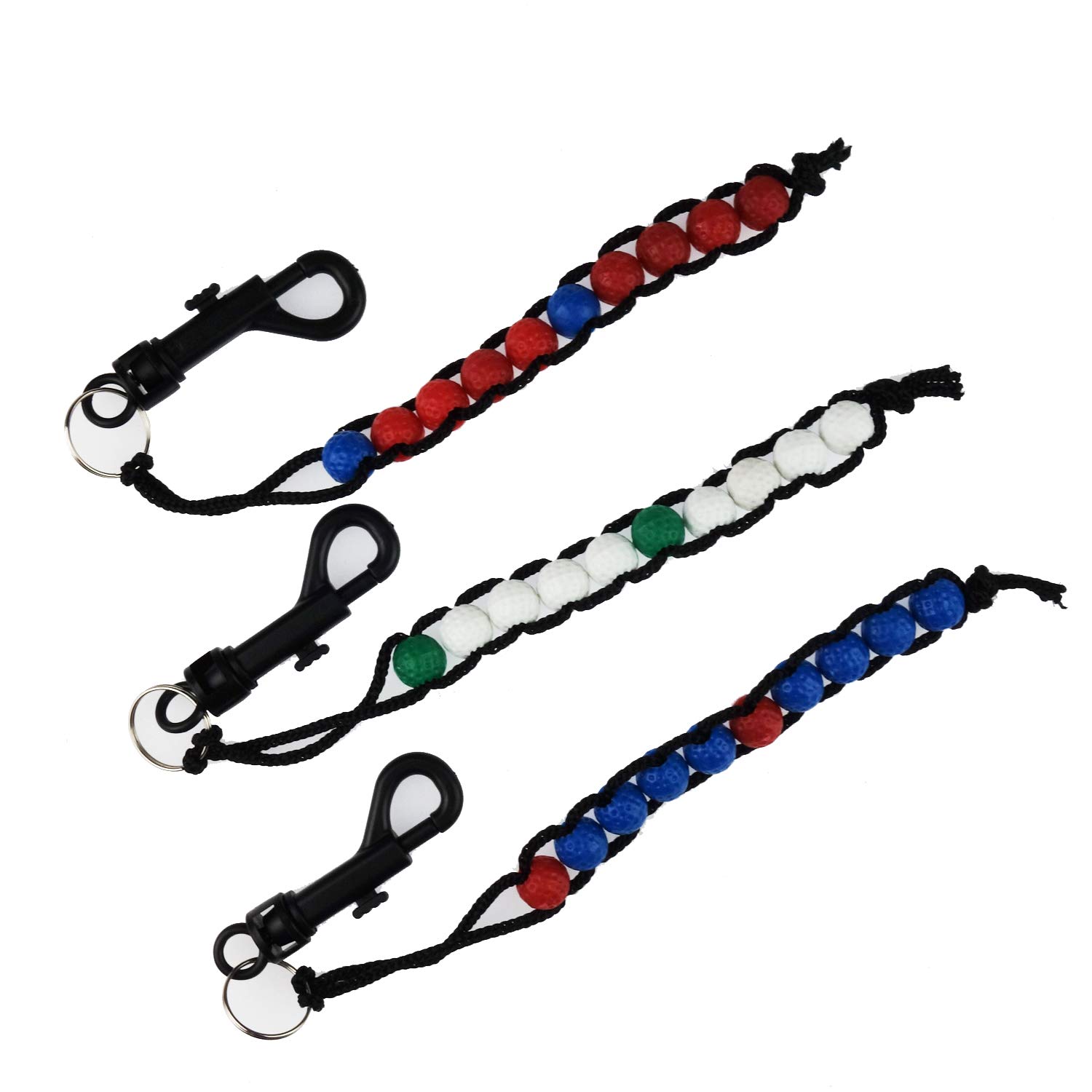 Zelerdo 4 Pack Golf Beads Count Stroke Score Counter, 4 Colors 6