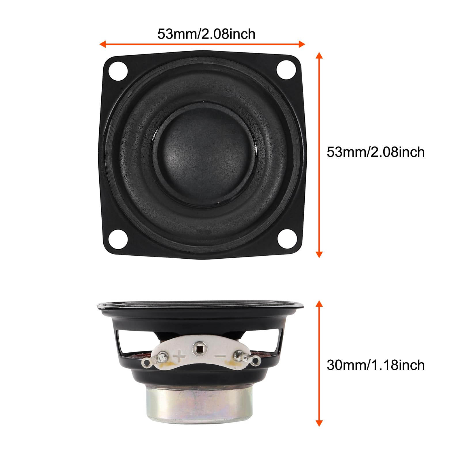 ACEIRMC 2inch 4Ohm 10W Full Range Audio Speaker Stereo Woofer Loudspeaker for Arduino (10pcs) 3