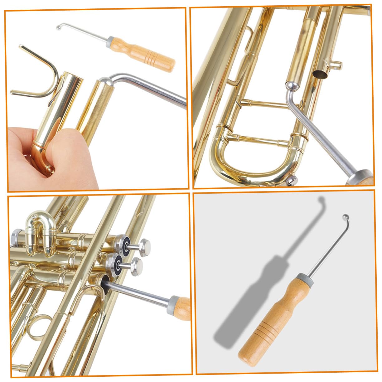 FAVOMOTO bent musical instrument Instrument Repair Tools trumpet trumpet repair tools Durable trumpet Tools repair tool small small repair tool w28 instrument 3