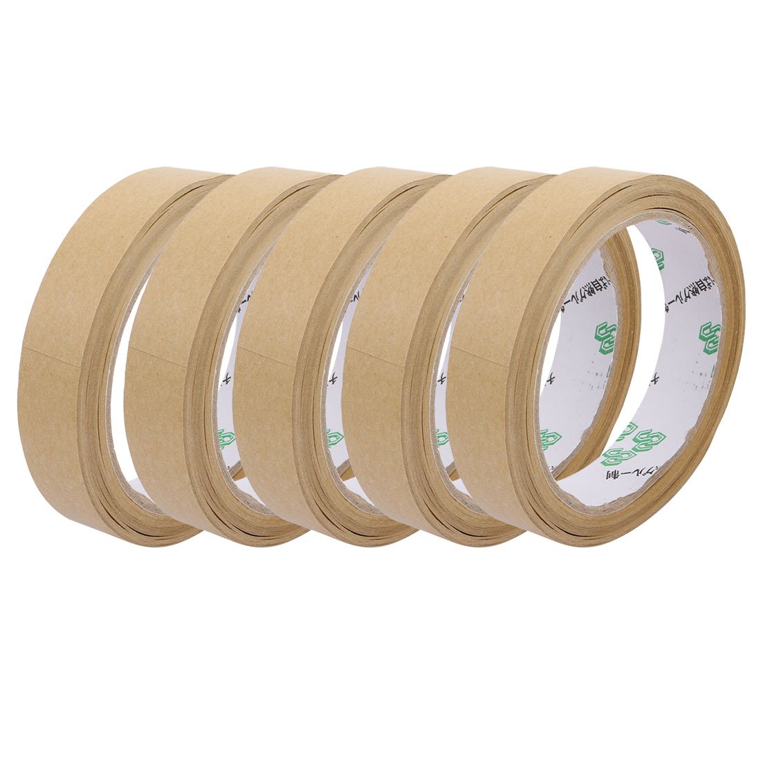 Aexit 5pcs 20mmx23M Electrical equipment Marking Seal Pack Hot Adhesive Electrical Insulation Tape Tawny 1