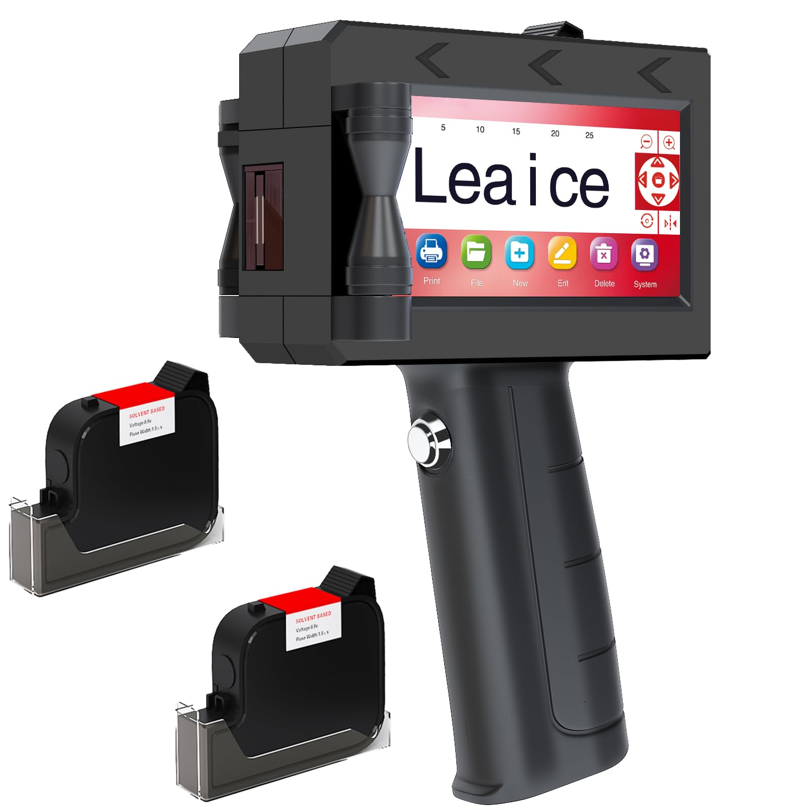Leaice Handheld Inkjet Printer with 2 Quick-Drying Ink Cartridge 1