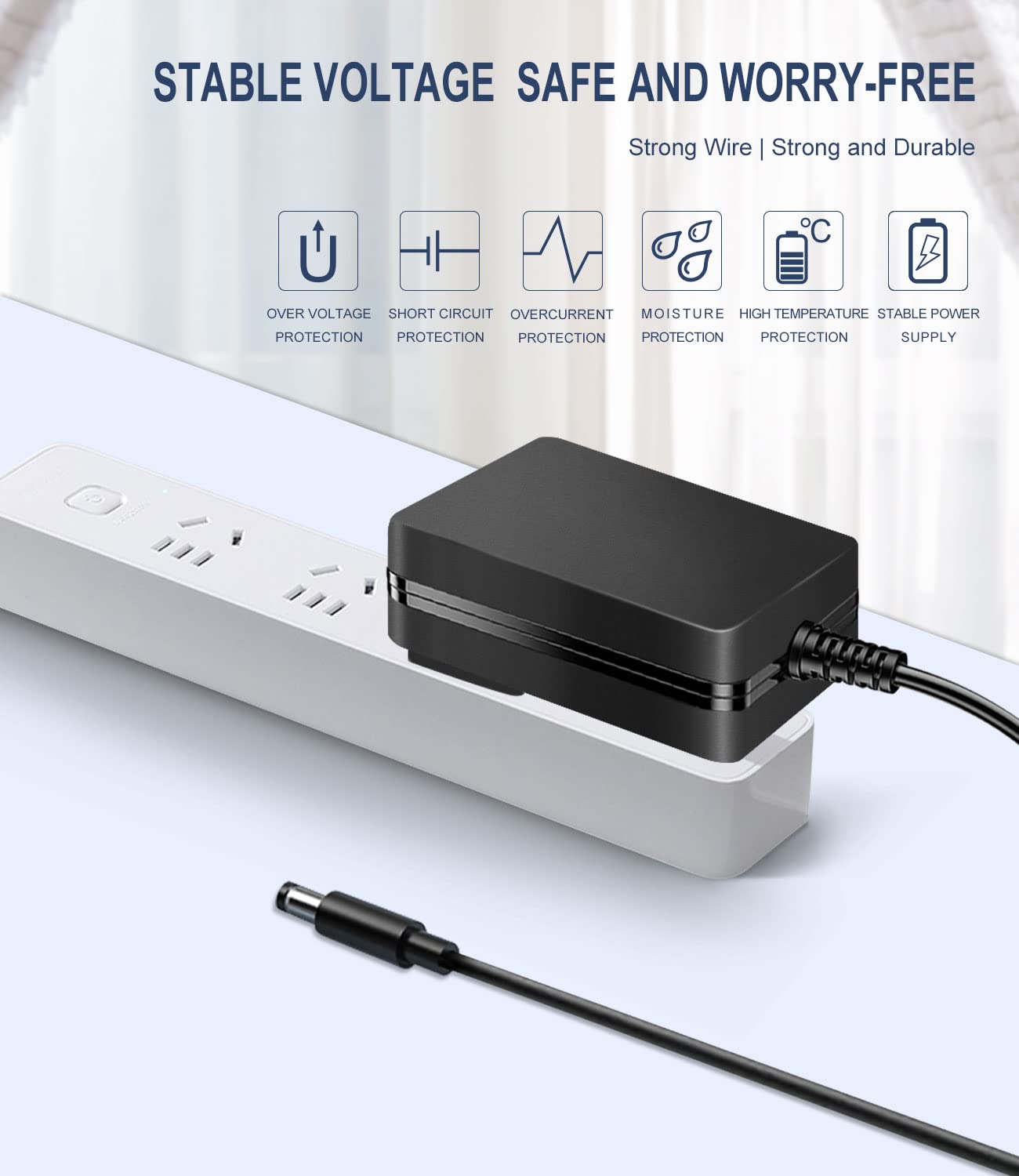 BestCH 12V Adapter for Epson Perfection V100 V200 V330 V370 Scanner A391UC 2115845-00 2