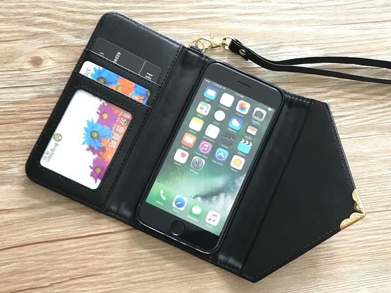 The Scream phone leather wallet case for iPhone X XS XR 11 12 13 14 15 16 Pro Max Galaxy S24 S23 S22 S21 S20 Ultra S10 S9 Note 20 8 9 10 Plus MN1615 4