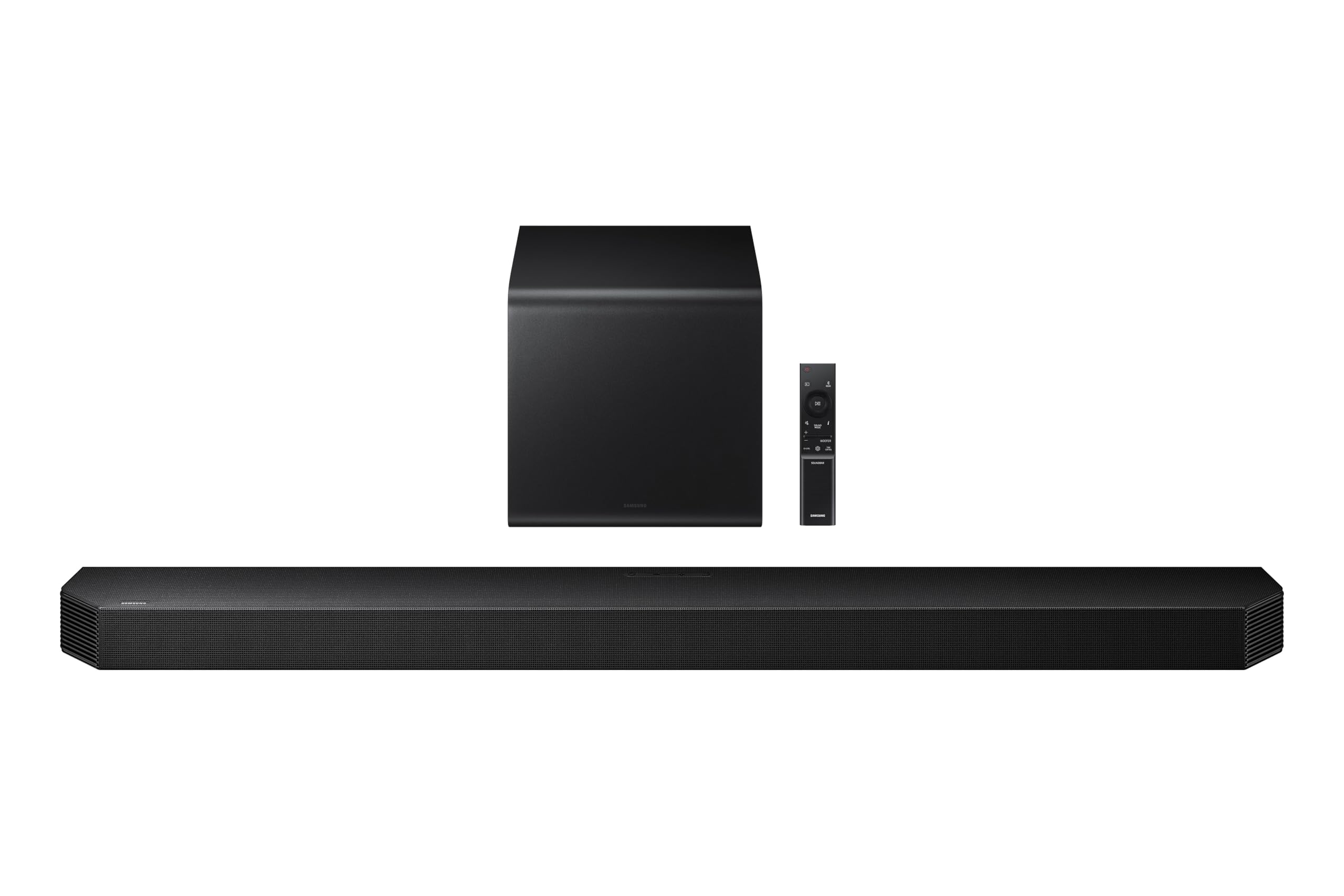 Samsung HW-Q800F Q Series Soundbar 5.1.2 Ch Subwoofer with a Walts TV SOUNDBAR-Mount for Compatible Soundbars Under 15lb and Amber Protection 3-Outlet-Surge Surge Protector (2025) 3