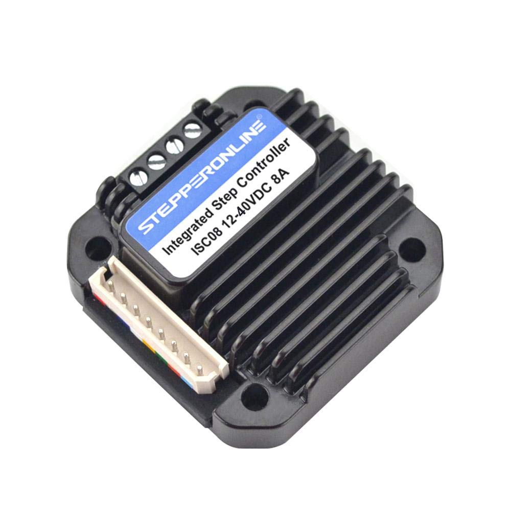 STEPPERONLINE Integrated Stepper Motor Controller 3-8A 12-40VDC for NEMA 23,24,34 Stepper Motor 3