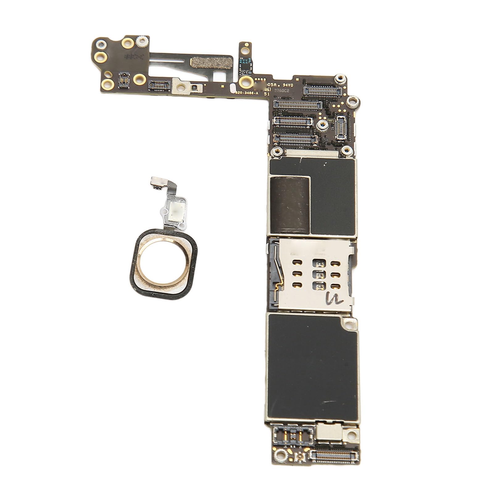 Yctze Unlocked Logic Board with Touch ID Fingerprint, Cellphone Mainboard Replacement for 6, US Version, DIY Repair Accessories (#11) 5